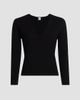 Toteme Women's Compact Knit V-Neck Top - 1
