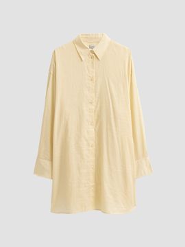 Toteme Women's Cotton-Blend Long Summer Shirt