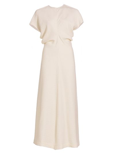 crinkled slouch waist midi dress Toteme