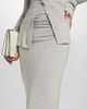 Toteme Women's Draped Jersey Midi Skirt - 6