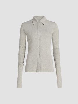 Toteme Women's Fitted Jersey Shirt