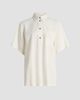 Toteme Women's Fluid Polo Shirt - 8