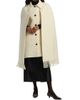 Toteme Women's Fringe Bouclé Wool Cape Coat - 2