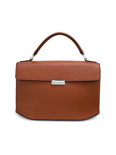 Toteme Women's Grained Leather Top Handle Bag