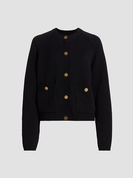 Toteme Women's Hammered Button Cotton Cardigan