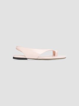 Toteme Women's Leather Asymmetric Sandals