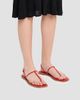 Toteme Women's Leather T-Strap Slingback Sandals - 2
