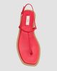 Toteme Women's Leather T-Strap Slingback Sandals - 5