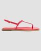 Toteme Women's Leather T-Strap Slingback Sandals - 6