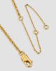 Toteme Women's Medium 24K-Gold-Plated, Onyx & Swarovski Crystal Drop Necklace - 3