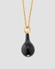 Toteme Women's Medium 24K-Gold-Plated, Onyx & Swarovski Crystal Drop Necklace - 5