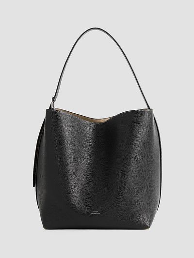 Toteme Women's Medium Belted Grain Leather Tote