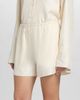 Toteme Women's Monogram Silk Pajama Shorts - 4