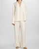 Toteme Women's Monogram Silk Pajama Top - 2