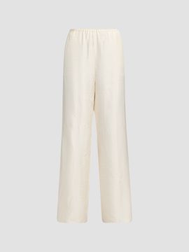 Toteme Women's Monogram Silk Pajama Trousers