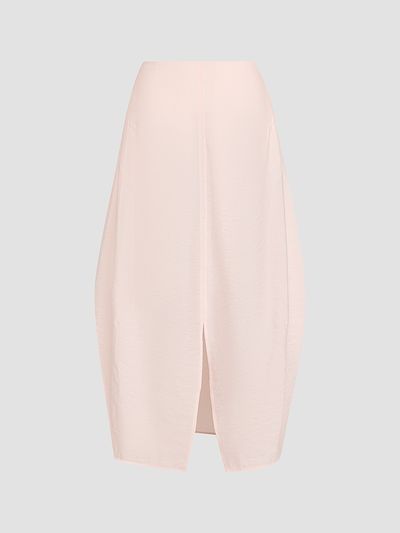 Toteme Women's Parachute Silk-Blend Midi Skirt