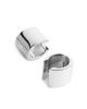 Toteme Women's Petite Signature Rhodium-Plated Hoop Earrings - 2