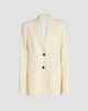 Toteme Women's Raw Lapel Jacket - 1