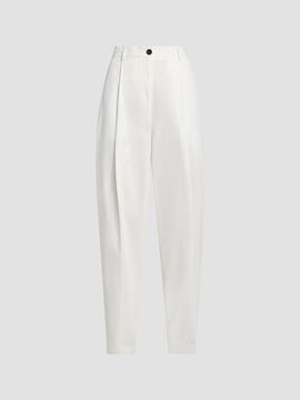 Toteme Women's Single Pleat Cotton Trousers