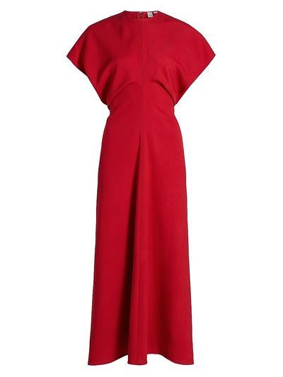 Toteme Women's Slouch Waist Wool Midi-Dress