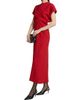 Toteme Women's Slouch Waist Wool Midi-Dress - 4