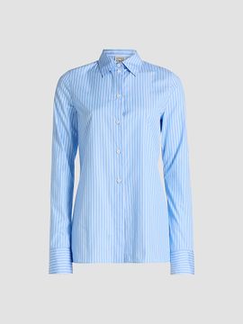 Toteme Women's Striped Cotton Poplin Shirt