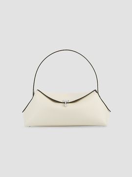 Toteme Women's T-Lock Grained-Leather Shoulder Bag