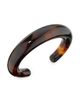 Toteme Women's Tapered Tortoiseshell Resin Cuff - 1