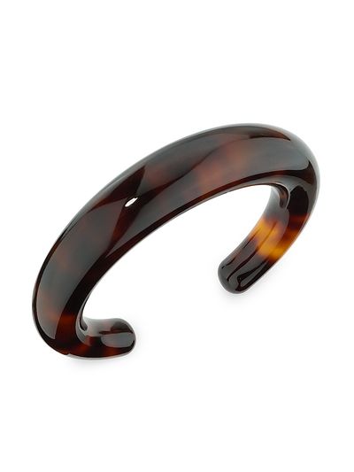 Toteme Women's Tapered Tortoiseshell Resin Cuff