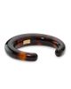 Toteme Women's Tapered Tortoiseshell Resin Cuff - 2