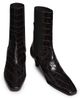 Toteme Women's The Mid-Heel 50MM Crocodile-Embossed Leather Ankle Boots - 4