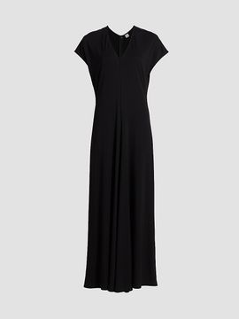 Toteme Women's V-Neck Jersey Maxi Dress