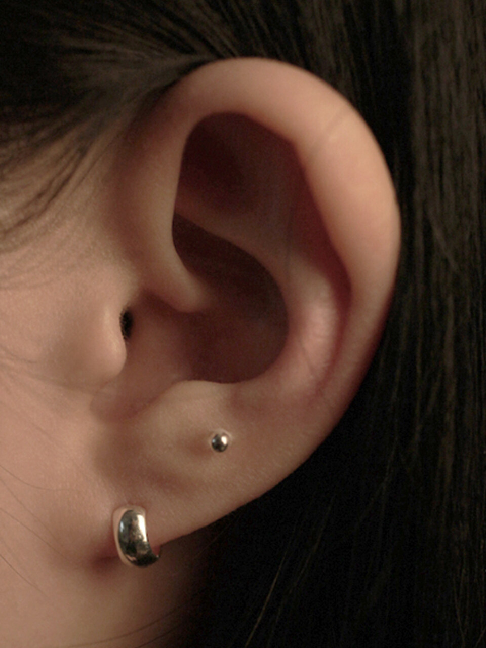 TOU Bold and Basic Layered Earrings (2 set)
