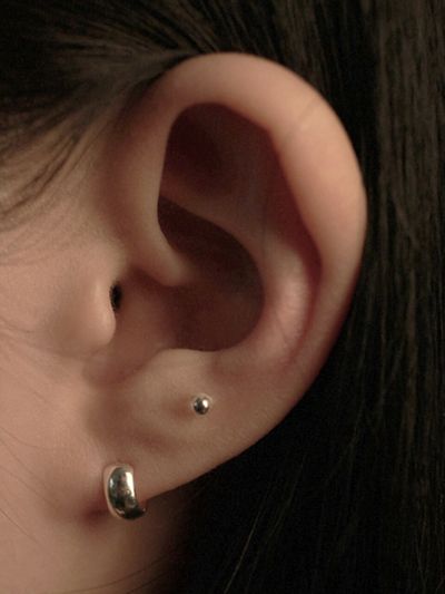 TOU Bold and Basic Layered Earrings (2 set)
