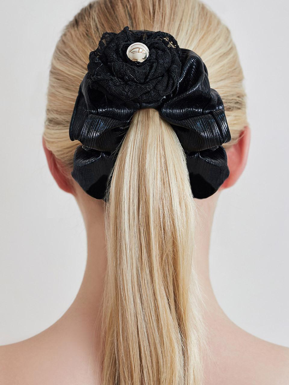 TOU NC023 Glossy Black Rose Hair ShuShu