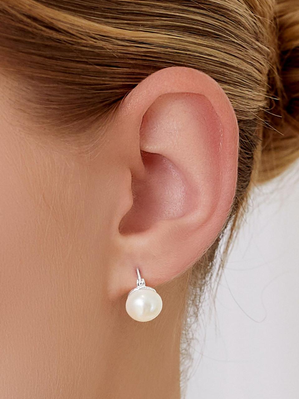 TOU [Silver925] NC007 Classic Freshwater Pearl Earring