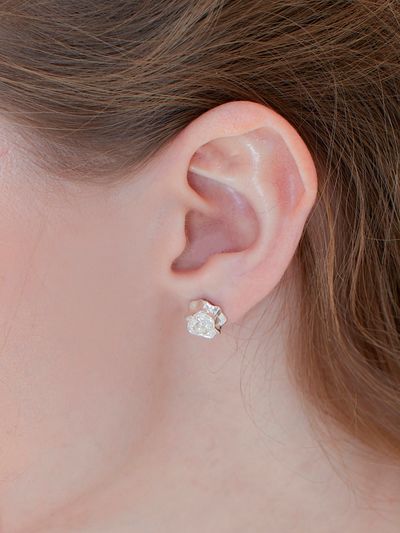 TOU [Silver925] SE011 Rose Earrings