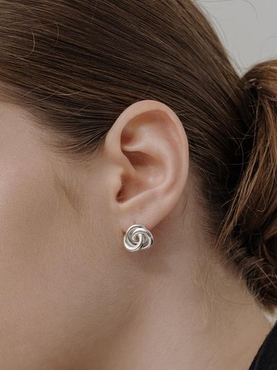 TOU [Silver925] TB021 Triple Circle Earrings