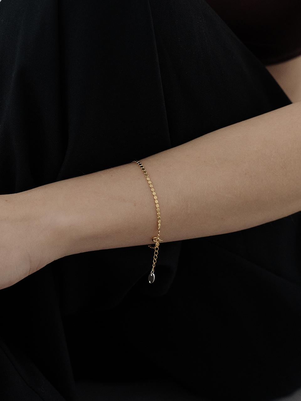 TOU [silver925] TB026 Hexagon Chain Bracelet