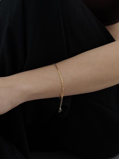TOU [silver925] TB026 Hexagon Chain Bracelet