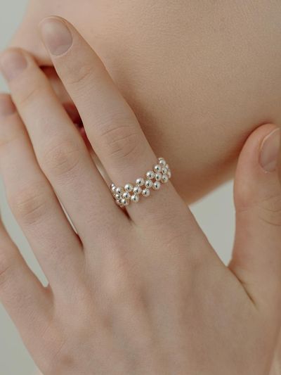 TOU [Silver925] WE004 Silver Bubble Ring
