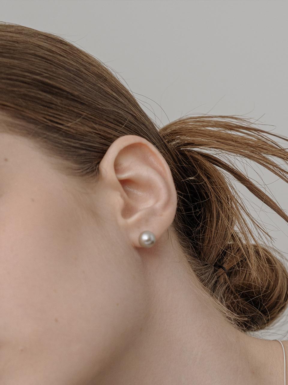 TOU [Silver925] WE019 Crystal Pearl Earring
