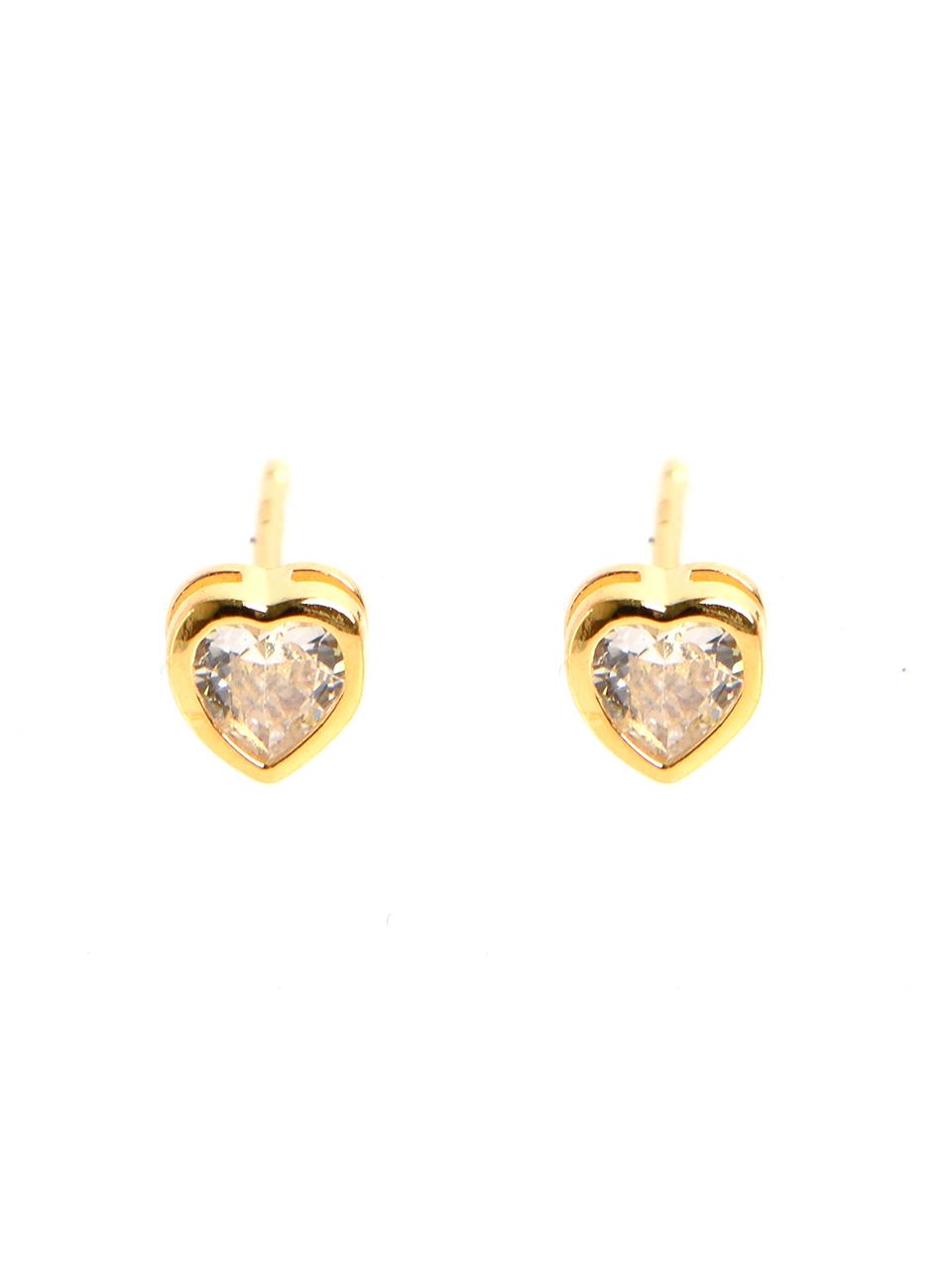 TOU TB037 Cubic Volume Heart Earring