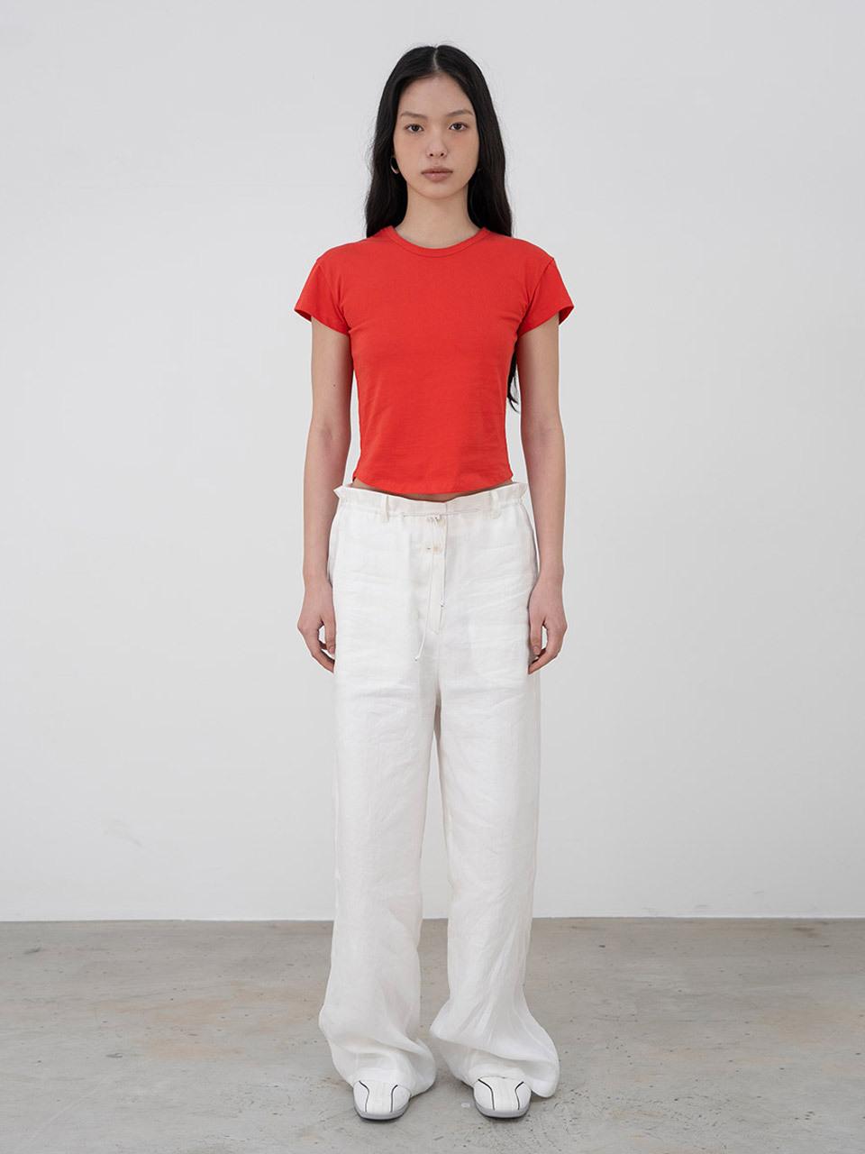 TOUVED Monde Linen String Pants [Ivory]