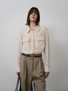 TOUVED Rodin Pocket Shirt [Cream]