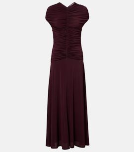 Tove Tove Avita ruched jersey maxi dress