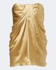 Tove Tove Eden gathered silk satin bustier top - 1