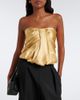 Tove Tove Eden gathered silk satin bustier top - 2