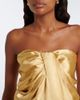 Tove Tove Eden gathered silk satin bustier top - 3