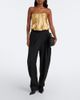 Tove Tove Eden gathered silk satin bustier top - 6